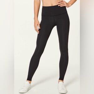 Lululemon Wunder Under High Rise Tights Leggings Luxstreme Black Size 8